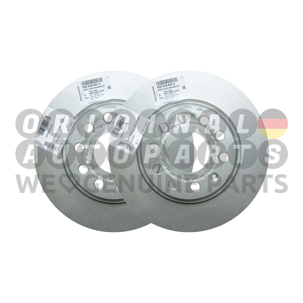 Originale VW Audi SET DI DISCHI FRENO Audi posteriori 282mm A3 8P Q3 Golf 5 Golf 6 Passat 5Q0615601G