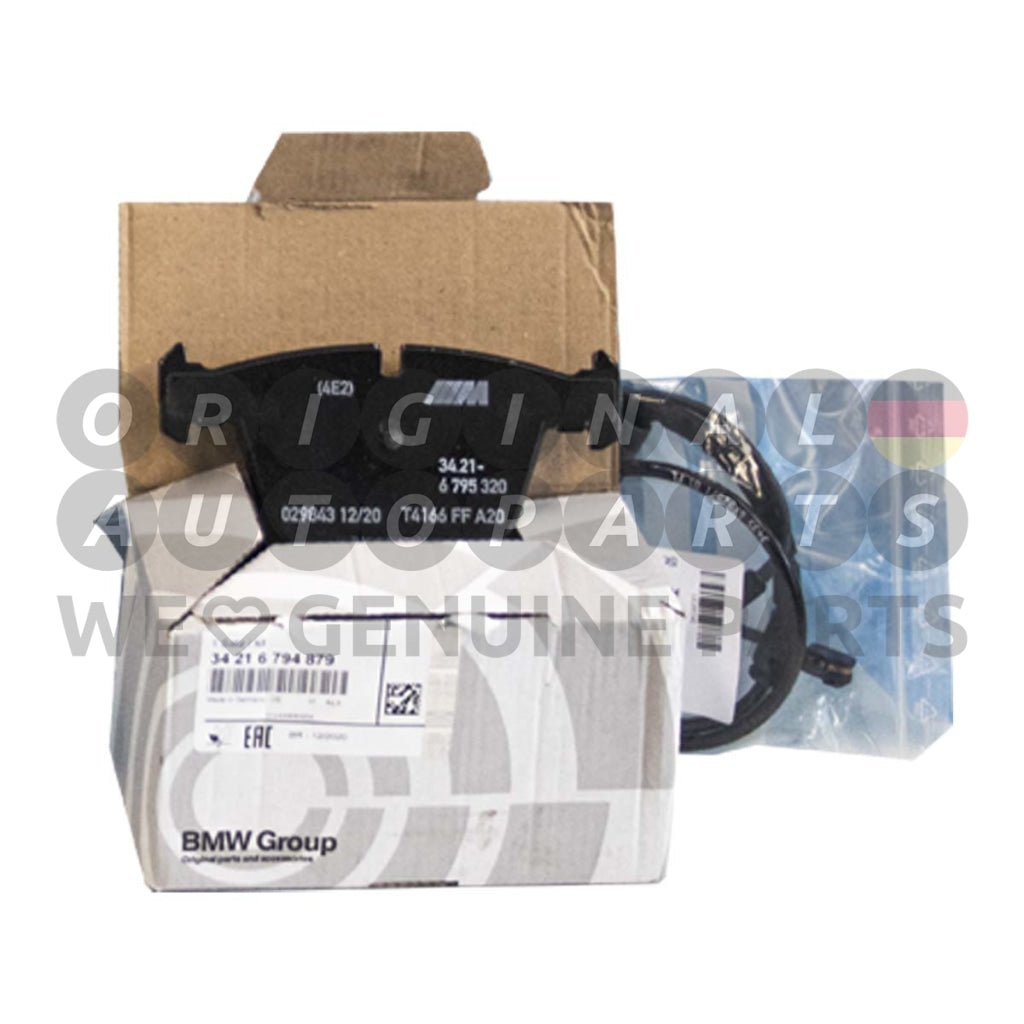 Genuine BMW Brake Pads Set + Sensor rear left+right X5 M F85 X6 M F86 34216794879 34356792571