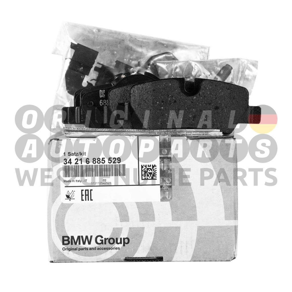 Original BMW MINI Bremsbeläge Bremsbelagsatz hinten F55 F56 F57 34216885529