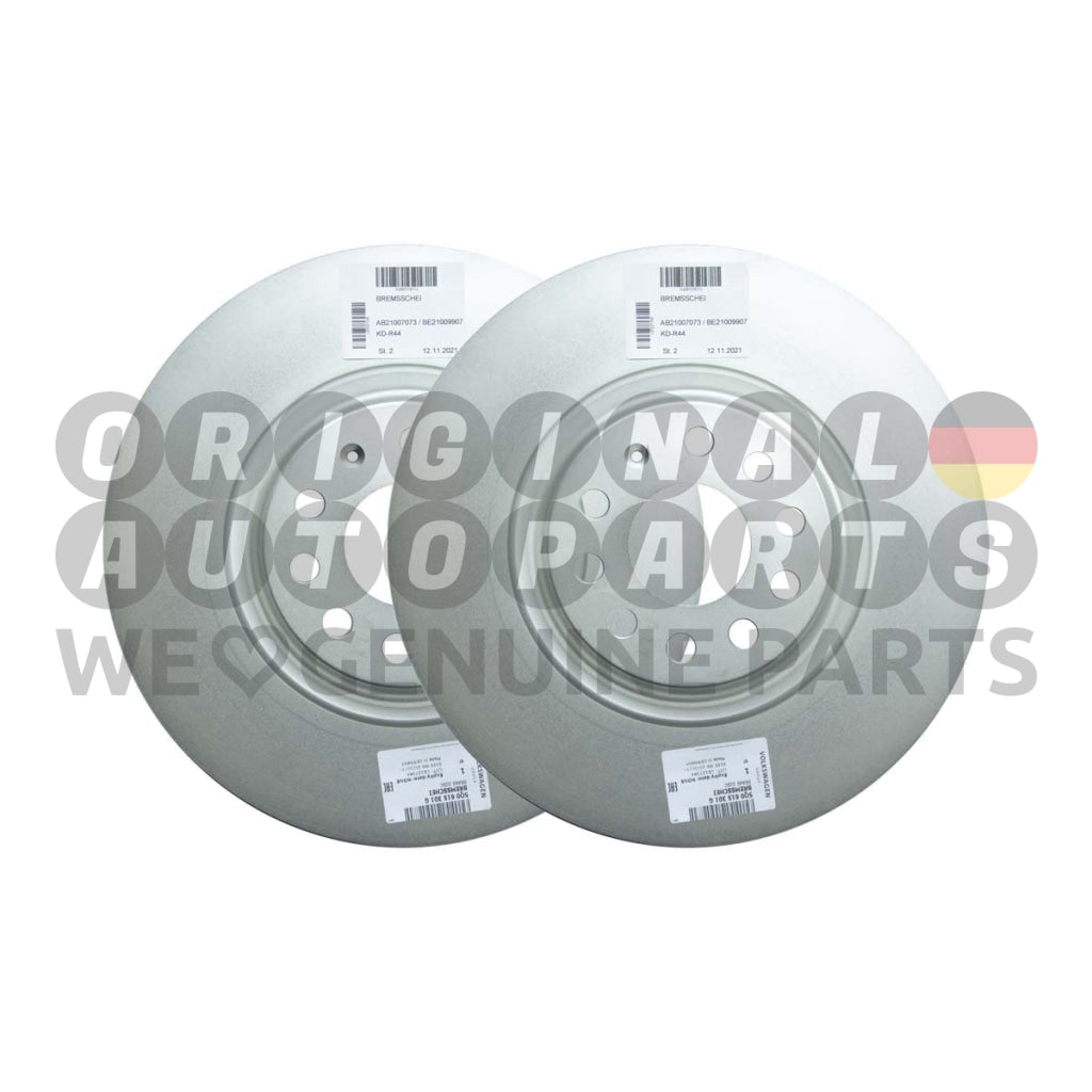 Original VW Audi DISCOS DE FRENO ROTOR SET delantero 340x30mm Arteon Golf 7 VII Golf 8 VIII Passat B7 3C B8 3G CC Tiguan AD1 BW2 A3 8V 8Y SQ2 Q3 F3 Seat Cupra Ateca Formentor Leon Tarraco Skoda Kodiaq Octavia 5E Superb II 3T III 3V 5Q0615301G